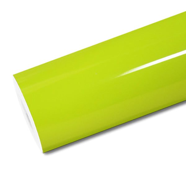 Mallcas™ Glossy St. Paulo Yellow Vinyl Wrap (PET Liner)