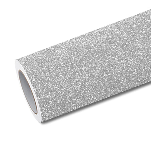 Mallcas™ Super Matte Diamonds Silver Vinyl Wrap