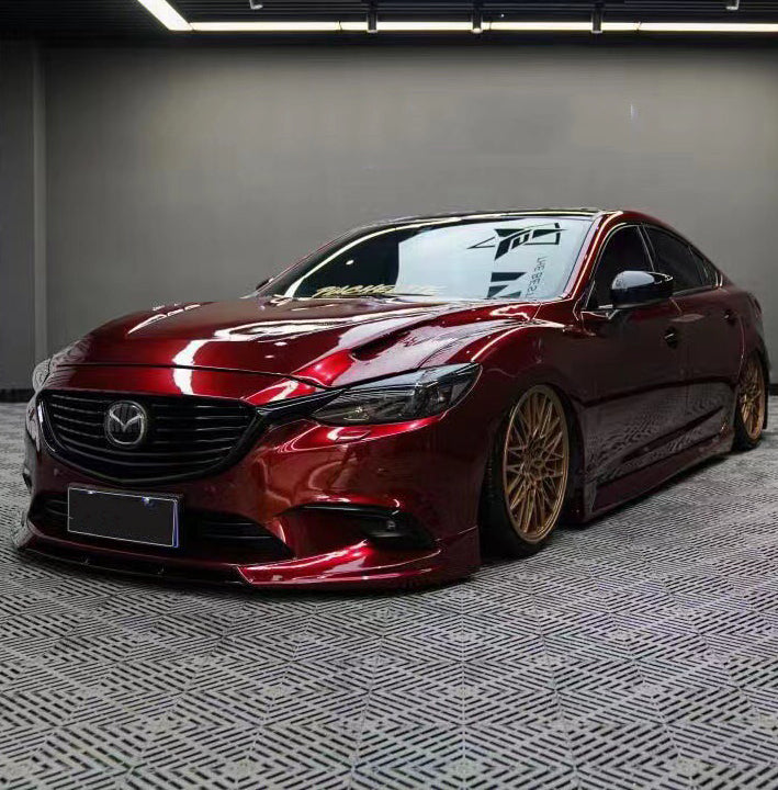 Mallcas™ Glossy liquid Metallic Dragon Blood Red Vinyl Wrap
