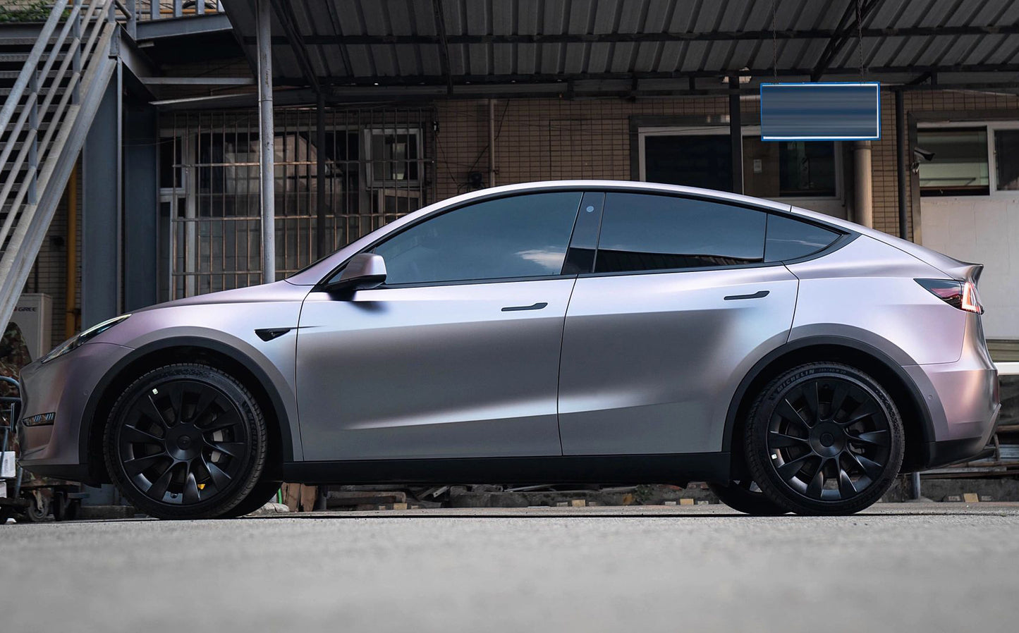 Mallcas™ Ultra Matte Capri Grey Purple Vinyl Wrap