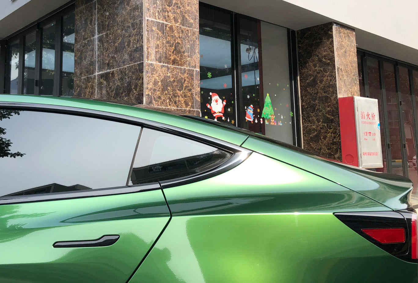 Mallcas™ Glossy Metallic Sonoma Green Vinyl Wrap (PET Liner)