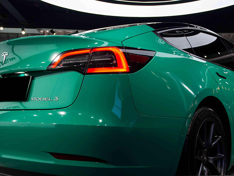 Mallcas™ Glossy Vintage Green Vinyl Wrap (PET Liner)