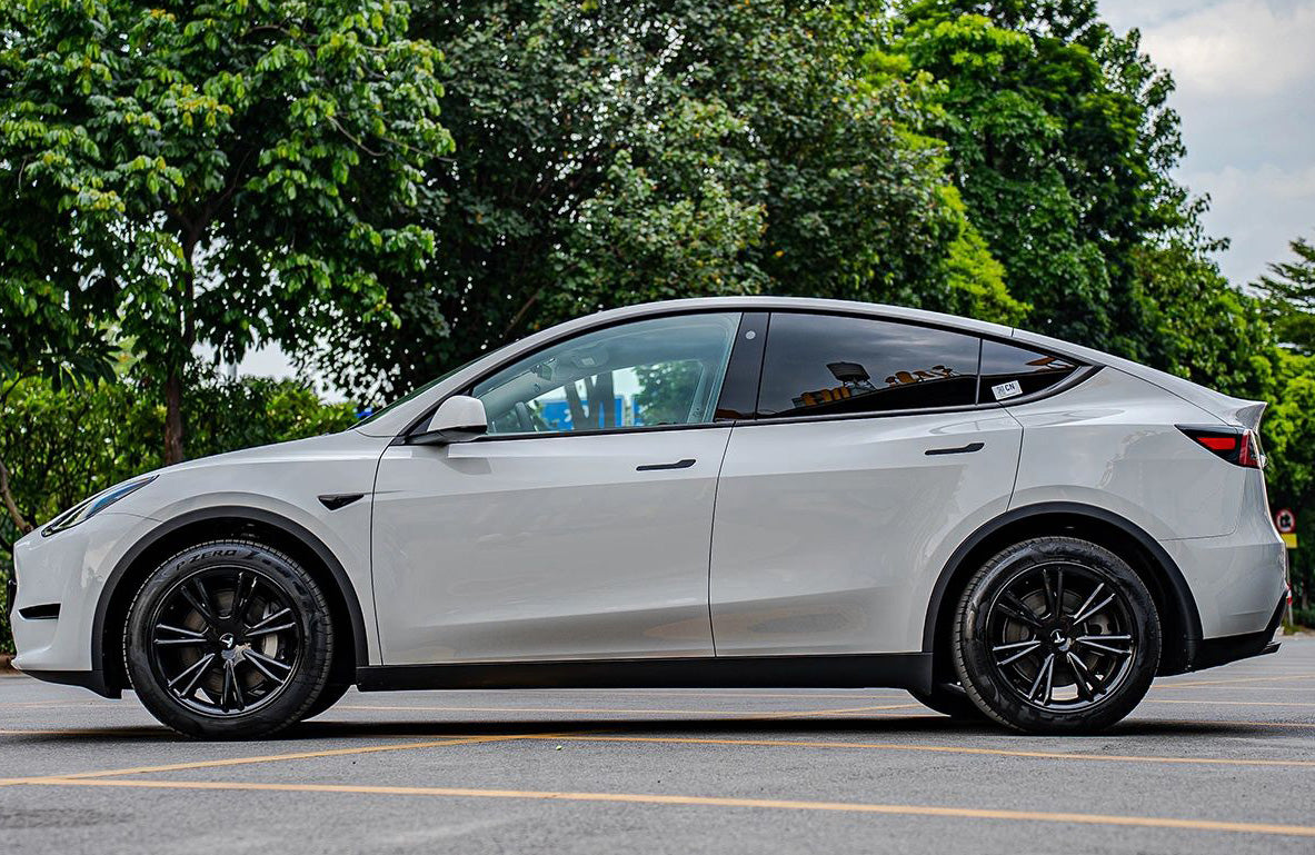 Mallcas™ Glossy Volcano Grey Vinyl Wrap (PET Liner)