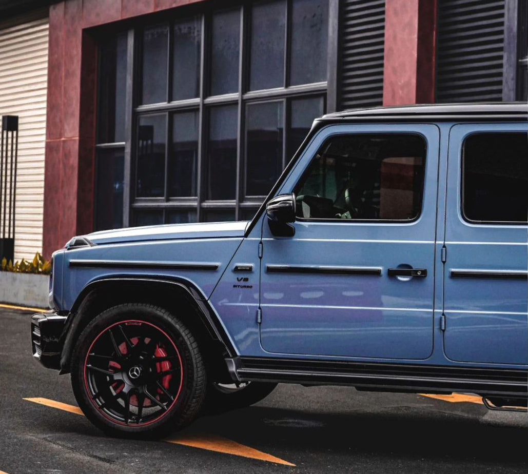 Mallcas™ Glossy China Blue Vinyl Wrap (PET Liner)