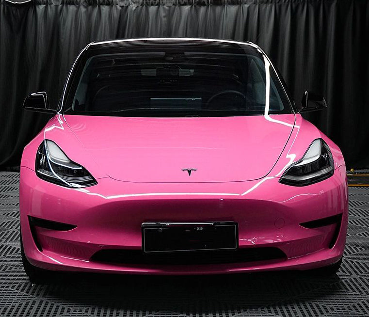 Mallcas™ Glossy Princess Pink Vinyl Wrap (PET Liner)