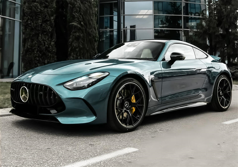 Mallcas™ Glossy Metallic Ryan Green Vinyl Wrap (PET Liner)