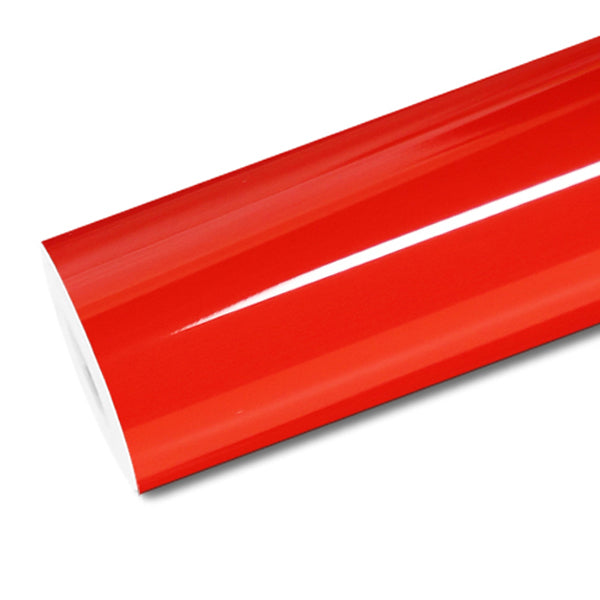 Mallcas™ Glossy Flame Red Vinyl Wrap (PET Liner)