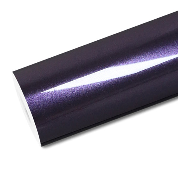 Mallcas™ Glossy Metallic Galactic Purple Vinyl Wrap (PET Liner)