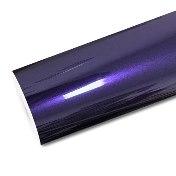 Mallcas™ Glossy Metallic Dorota Purple Vinyl Wrap (PET Liner)