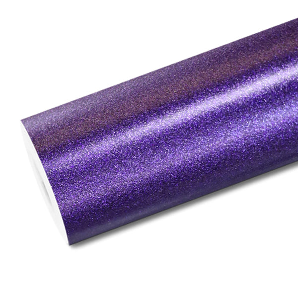 Mallcas™ Matte Metallic Charm Purple Vinyl Wrap (PET Liner)