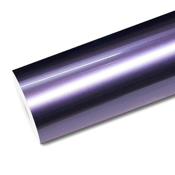 Mallcas™ Glossy Metallic Posemary Purple Vinyl Wrap (PET Liner)