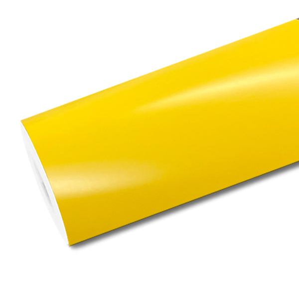 Mallcas™ Satin Yellow Vinyl Wrap (PET Liner)