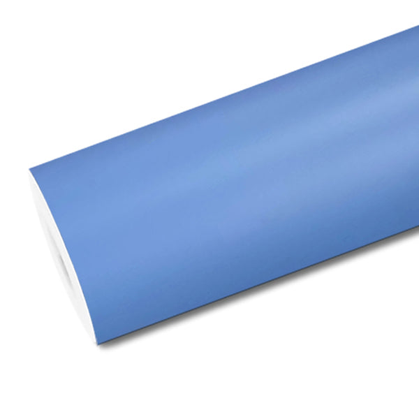 Mallcas™ Matte Porcelain Blue Vinyl Wrap (PET Liner)