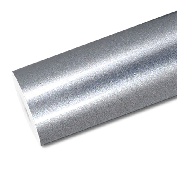 Mallcas™ Glossy Metallic Skyscraper Grey Vinyl Wrap (PET Liner)