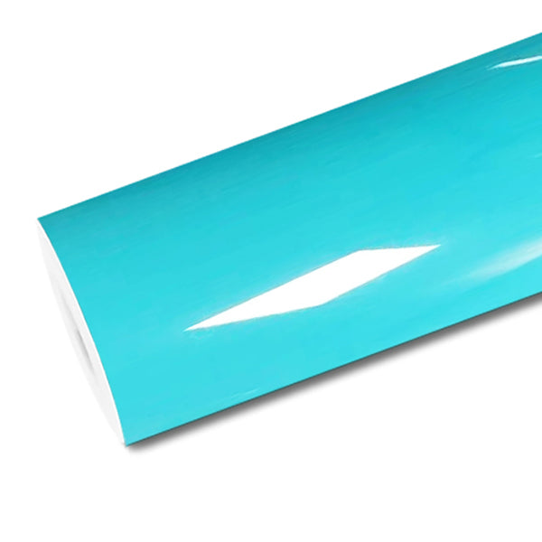Mallcas™ Glossy Gulf Blue Vinyl Wrap (PET Liner)