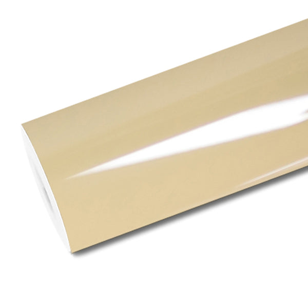 Mallcas™ Glossy Pasadena Yellow Vinyl Wrap (PET Liner)