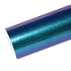 Mallcas™ Glossy Diamond Purple Blue Vinyl Wrap (PET Liner)