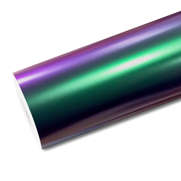 Mallcas™ Ultra Satin Chamelelon Colorful Summit Green Vinyl Wrap (PET Liner)
