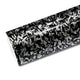 Mallcas™ Glossy Forged Carbon Silver Vinyl Wrap (PET Liner)