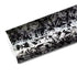 Mallcas™ Glossy Fragment Forged Carbon Black Silver Vinyl Wrap (PET Liner)
