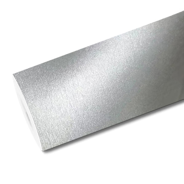 Mallcas™ Satin Brushed Silver Vinyl Wrap (PET Liner)