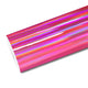 Mallcas™ Holographic Chrome Pink Venom Vinyl wrap (PET Liner)