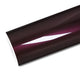 Mallcas™ Glossy Metallic Vitreous Black Red Vinyl Wrap (PET Liner)