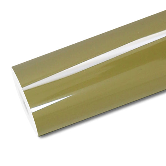 Mallcas™ Glossy Battle Green Vinyl Wrap (PET Liner)