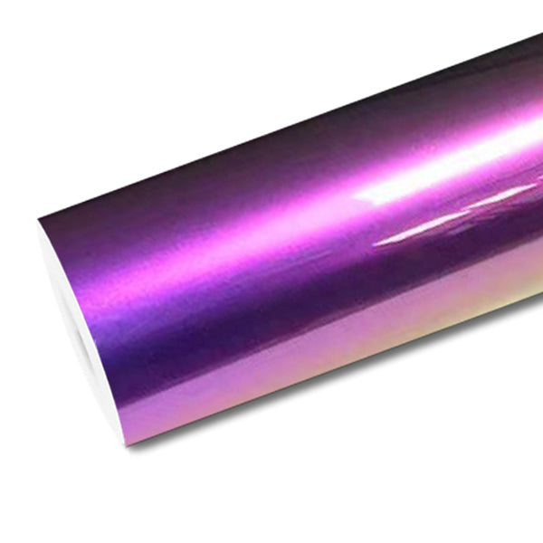Mallcas™ Glossy Magic Colored Purple Vinyl Wrap (PET Liner)