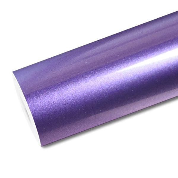 Mallcas™ Glossy Metallic Viola purple Vinyl Wrap (PET Liner)