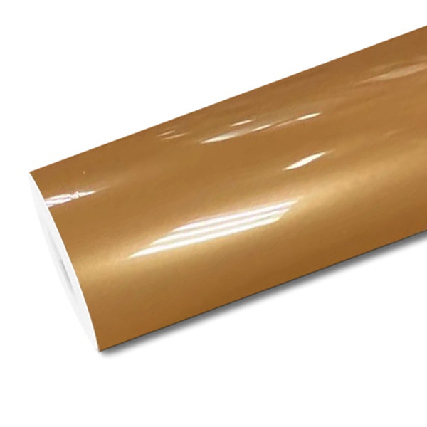Mallcas™ Ultra Gloss Caramel Brown Vinyl Wrap (PET Liner)