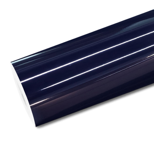 Mallcas™ Glossy Midnight Blue Vinyl Wrap (PET Liner)