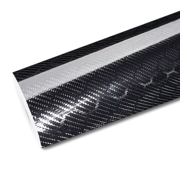 Mallcas™ Gloss Black Honeycomb Carbon Fiber Vinyl Wrap (PET Liner)