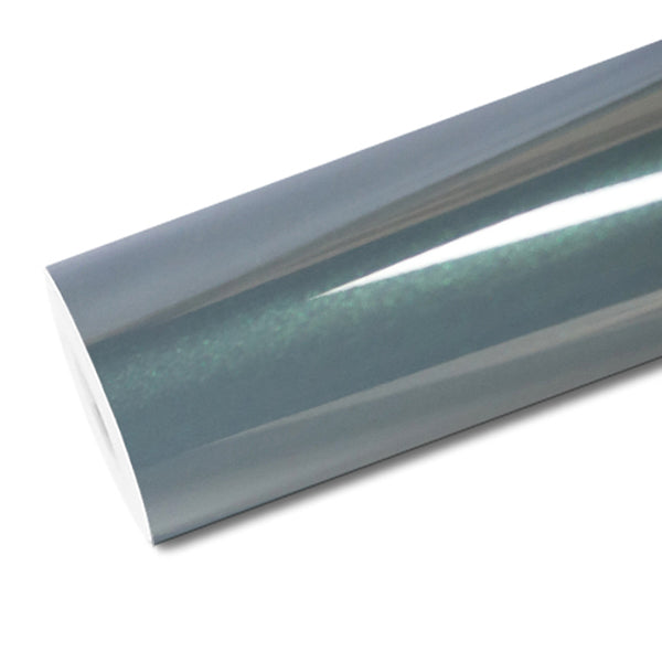 Mallcas™ Glossy Metallic Yugali Cyan Vinyl Wrap (PET Liner)