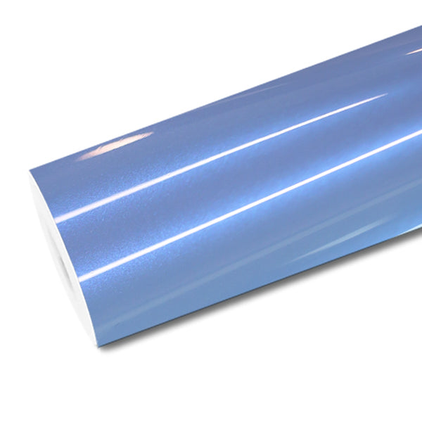 Mallcas™ Color Shift Glossy Candy Blue Vinyl Wrap (PET Liner)