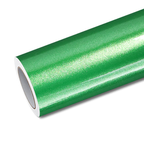 Mallcas™ Glossy Metallic Flame Green Vinyl Wrap