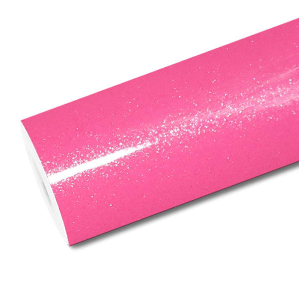 Mallcas™ Glossy Diamond Pink Vinyl Wrap (PET Liner)