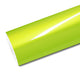 Mallcas™ Glossy Liquid Metallic Fluorescence Yellow Vinyl Wrap (PET Liner)