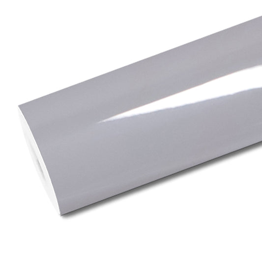 Mallcas™ Glossy Light Nardo Grey Vinyl Wrap (PET Liner)