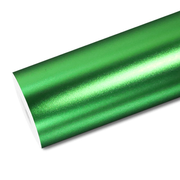 Mallcas™ Matte Chrome Green Vinyl Wrap (PET Liner)