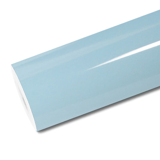 Mallcas™ Glossy Sea Breeze Blue Vinyl Wrap (PET Liner)