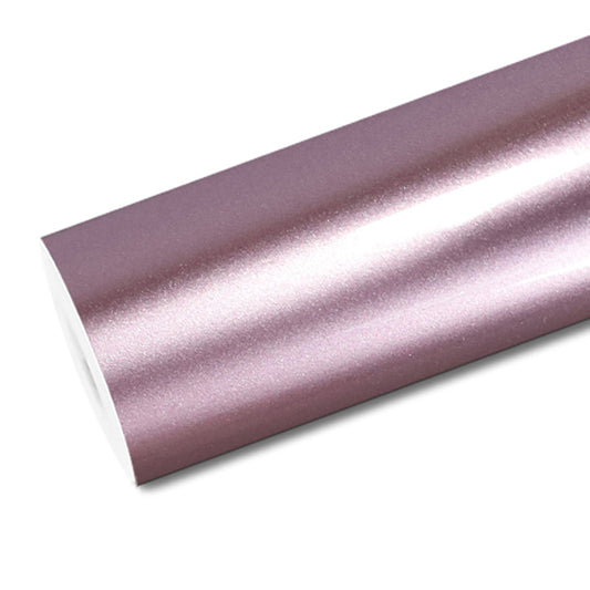 Mallcas™ Glossy Metallic Passion Pink Vinyl Wrap (PET Liner)