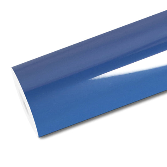 Mallcas™ Glossy Neptuen Blue Vinyl Wrap (PET Liner)