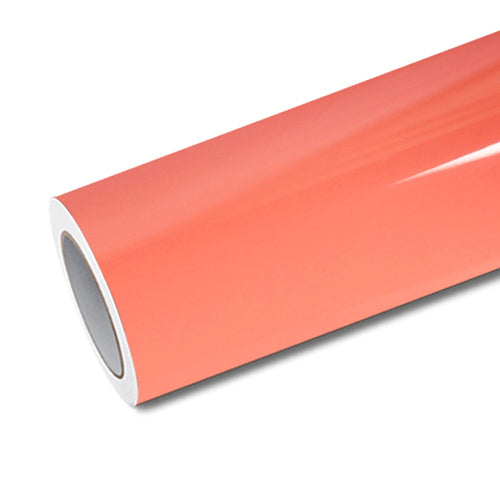 Mallcas™ Glossy Coral Orange Vinyl Wrap