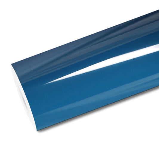 Mallcas™ Glossy Deep Blue Vinyl Wrap (PET Liner)