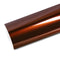 Mallcas™ Glossy Liquid Metallic Coffee Brown Vinyl Wrap (PET Liner)