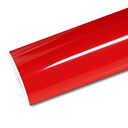 Mallcas™ Glossy Carmine Red Vinyl Wrap (PET Liner)