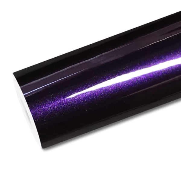 Mallcas™ Glossy Metallic Venice Purple Vinyl Wrap (PET Liner)