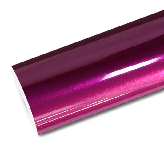Mallcas™ Glossy Metallic Berry Purple Vinyl Wrap (PET Liner)