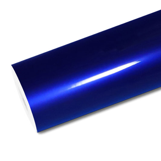 Mallcas™ Glossy Liquid Metallic Ocean Blue Vinyl Wrap (PET Liner)